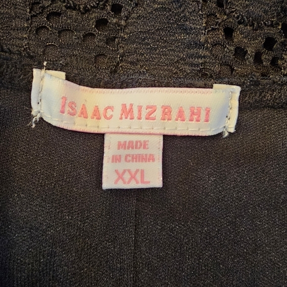 Isaac Mizrahi Women's Black Lace Overlay Pullover Dress - Picture 7 of 9